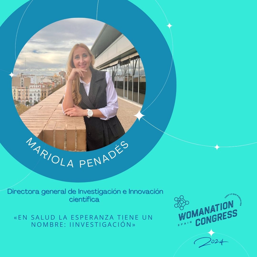 ✨ PONENTE CONFIRMADA para el #WomanationCongress 🗣️
La DG de Investigació i Innovació, <a href="/mar_i_ola/">mpfons</a>, ofrecerá un monólogo  sobre cómo actúa la meninge cuando nos estresamos🧠📶 
📅 30 /1/25 
📍 Las Naves, València
⏰ 9 a 17 h
🔗 Regístrate gratis 👇 womanation.es/acciones/congr…