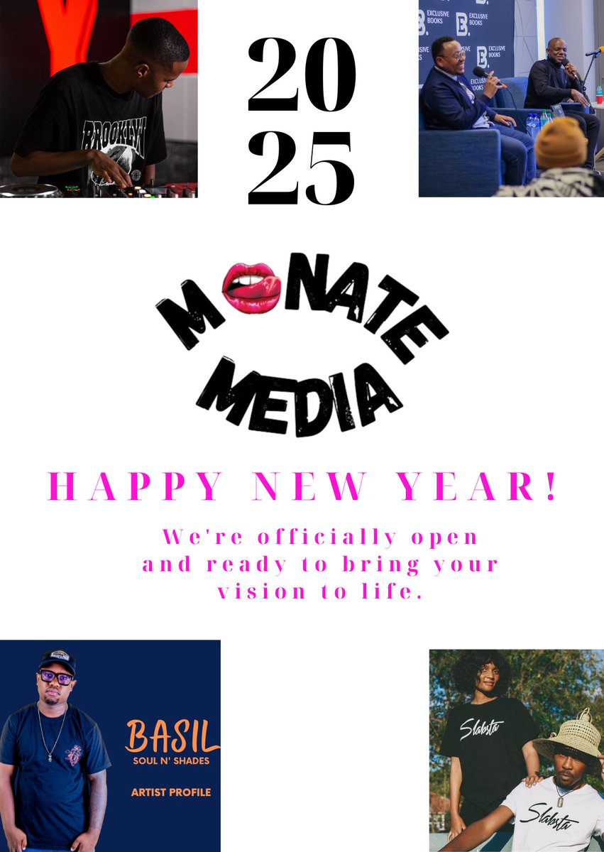 [OPEN FOR BUSINESS] 

We're officially open... Calling all creatives 

For enquiries

WhatsApp: 067 023 5547
Email: monatemediasa@gmail.com

#CreativityUnleashed
#MonateMedia