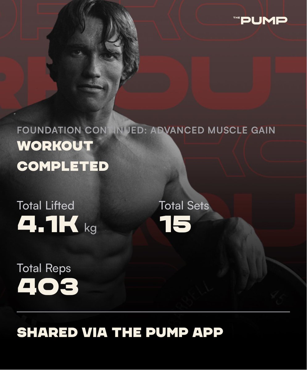 GinetteSear1's tweet image. PROGRAM FINISHED! 😁🙌
Rushing home for my morning client and this evening choosing my next program.
Feeling on top of the World ☺️🙏🏼💪🏼
⁦@Schwarzenegger⁩ ⁦@ketch⁩ ⁦@BornFitness⁩ 
#accomplished #consistency #gains #muscle #progress #happy #fit #gym #improve