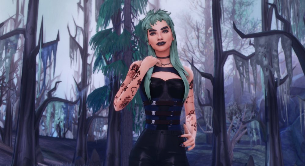 simscognito's tweet photo. Made a new sim to try out the Reaper career with. Although, knowing my sims, they always piss off Grim. Let's see how long she lasts. XD #simstwt #sims4 https://t.co/i2krsMqz2E