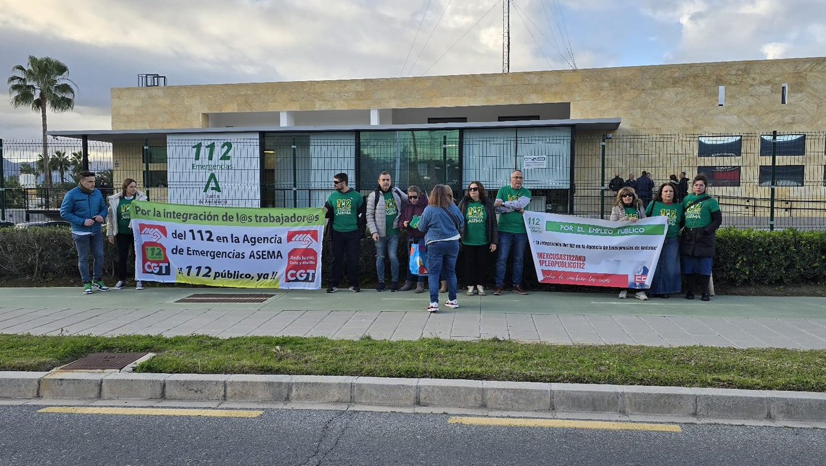 📣 La integración plena del <a href="/E112Andalucia/">EMA 112</a> en #ASEMA debe ser real y no mera publicidad. No agrupa a la totalidad de los trabajadores del #112Andalucía.

💪 ¡Por una gestión pública de las emergencias!

Las emergencias no son un negocio!!

¡NO VAMOS A PARAR‼️