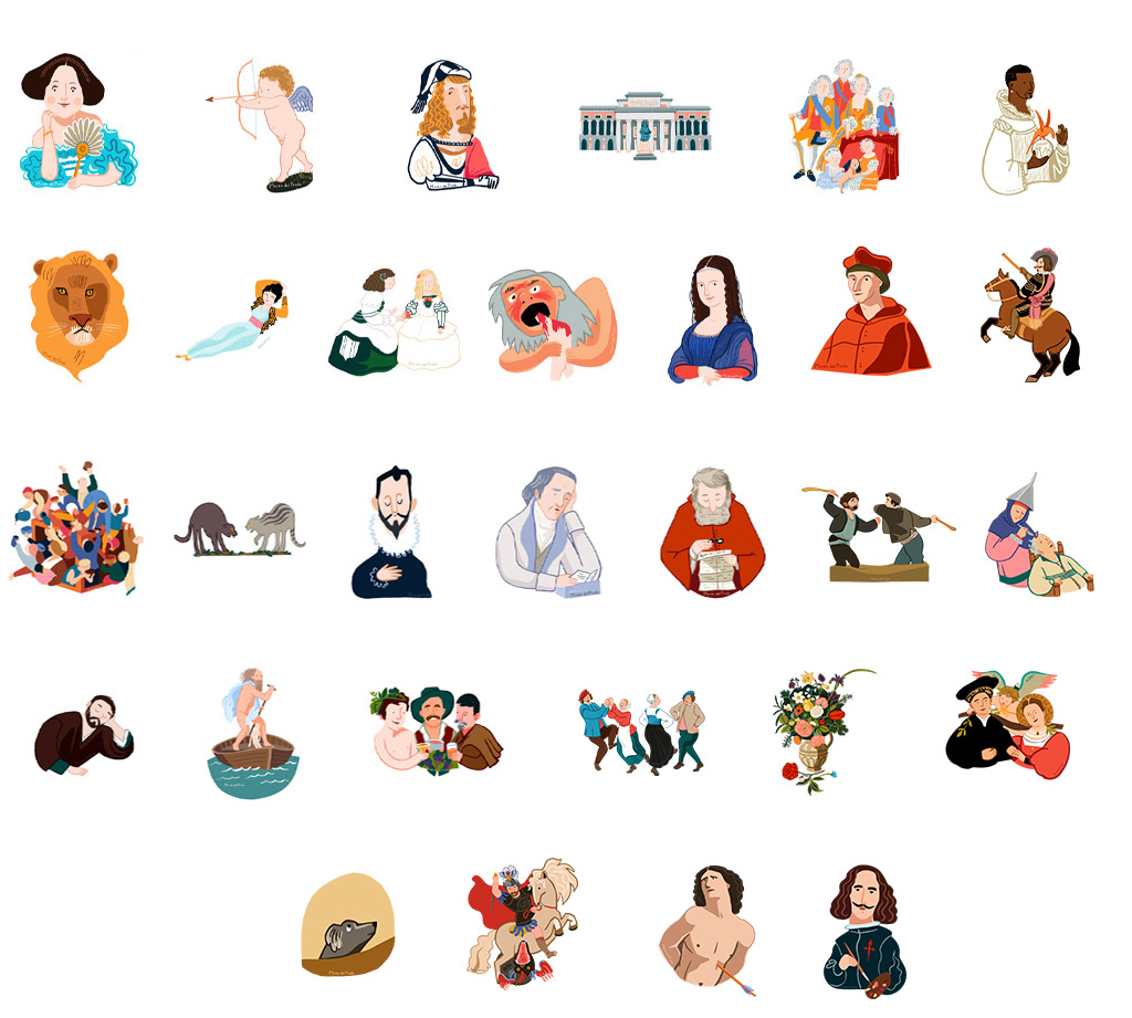 museodelprado's tweet photo. ¡Feliz día del sticker! Aprovechamos para recordar el pack de stickers del Museo del Prado. ¿Te gustaría incluir alguno más en nuestra colección? https://t.co/EPdONiBUGj https://t.co/nondUZZCIR