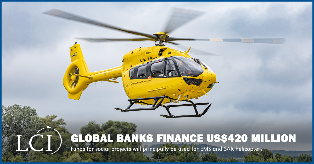 We are pleased to announce that LCI and SMFL have successfully executed US$420 million of loan facilities that can be used for funding vital social projects.

Read more here: bit.ly/40sxNHw
 
#SocialImpact #LCI #FundingForGood #HealthcareInnovation #EmergencyServices