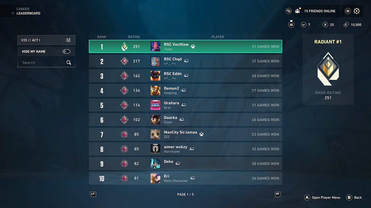 First Radiant Console #1 <a href="/VALORANT/">VALORANT</a> <a href="/VALORANTukn/">VALORANT // UK, IE & Nordics</a> 🤩🏆