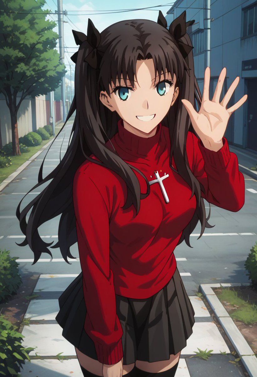 DivineXXXXXX's tweet photo. Rin Tohsaka, a 'normal magus'  

Please read below, and ❤️ + 📷!  

Note: This account will be using AI pics, due to a variety of reasons. This will not be classified as Art, and I will only be using it for roleplay purposes. If you don't want them in dms, just tell me. https://t.co/qgIAcqtJHT