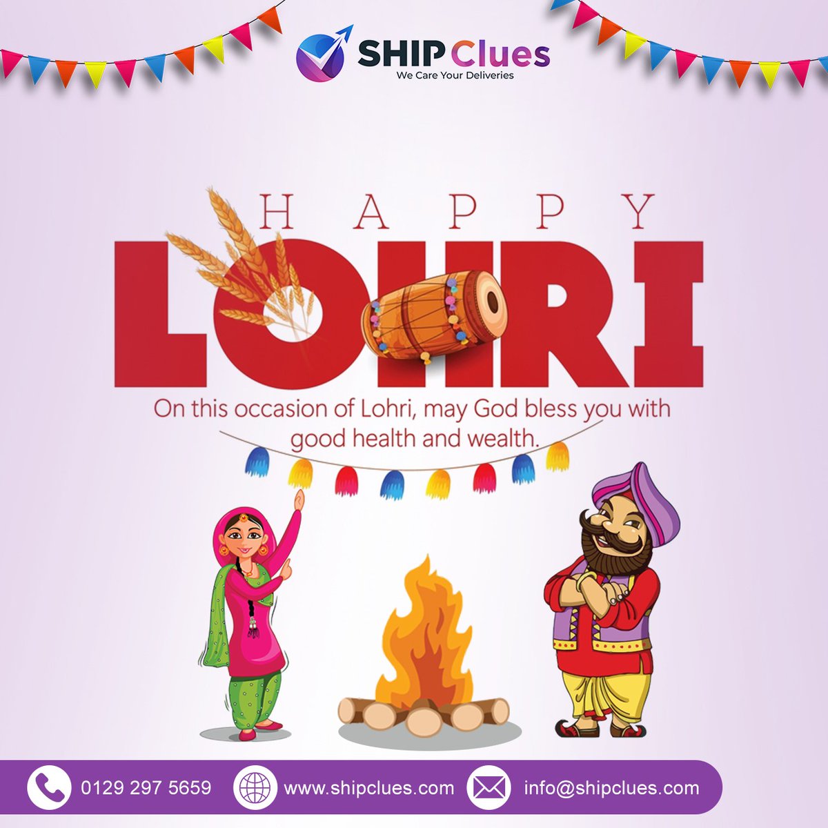 shipclues's tweet photo. Celebrate the warmth of Lohri with ShipClues.

On this joyous occasion, may your life be filled with happiness, good health, and prosperity.

#Lohri #Lohri2025 #lohrispecial https://t.co/R52FevqmuI