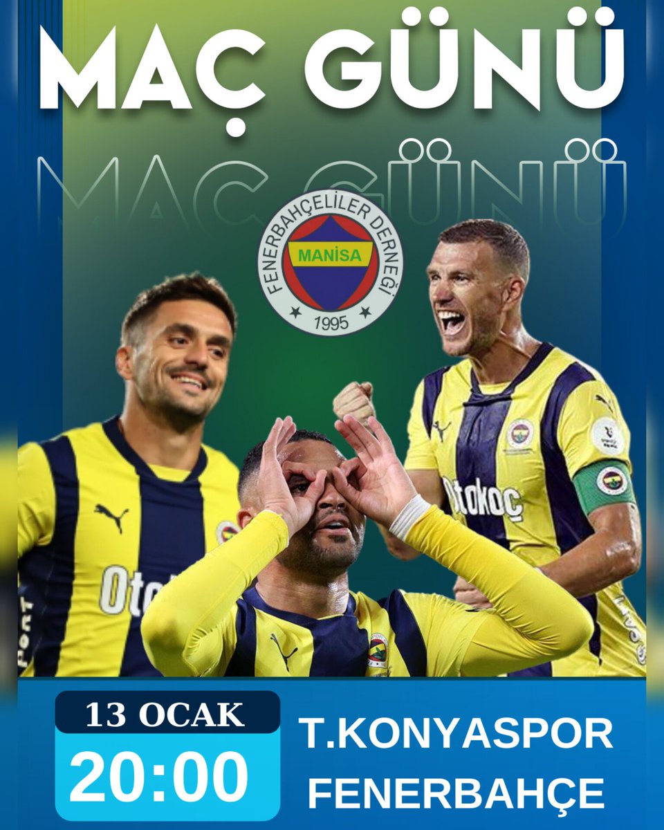 ManisaFBD's tweet photo. 🆚 T. Konyaspor 
🗓 13 Ocak Pazartesi
🕗 20.00 
📍Medaş Konya Büyükşehir Stadyumu
📲 #KONvFB https://t.co/mPB82AFOxj