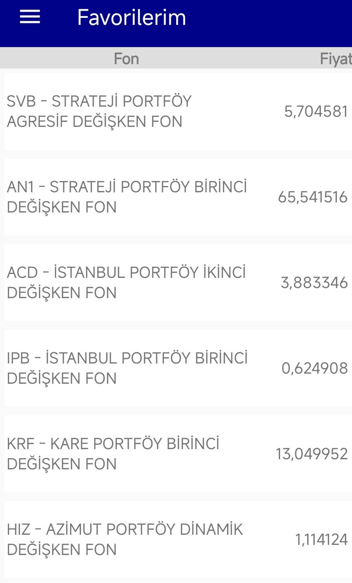 Ekonomist2024's tweet image. takip listemdeki favori değişken fonlarımın 3 haftalık getirileri:

#svb %3,82
#an1 %3,30
#acd %2,80
#ıpb %2,38
#krf %2,24
#hız %0,73

birinci olan değişken fon:
#hjb %6,67

#bist100 %1,91