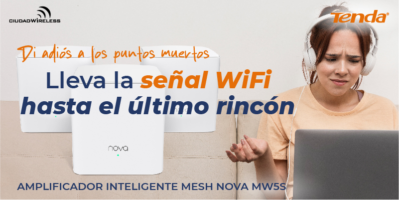 ¡Mejora tu cobertura WiFi en casa con el sistema Mesh Nova MW5s de <a href="/TendaSpain/">Tenda (España & Portugal)</a> con precio especial por unidades limitadas! buff.ly/4jaDZeG

💡 Ofrece una señal potente y estable, cubriendo hasta 300 m². Ideal para streaming en 4K y gaming.

📲​ info@ciudadwireless.com