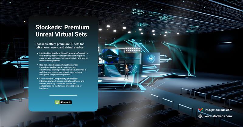 Stockeds113439's tweet image. Unleash Stunning Realism with Customizable UE Virtual Sets for Any Production🥳
Visit our website : stockeds.com

#UnrealEngine #virtualsets