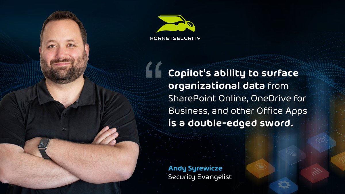 Learn how Microsoft Copilot boosts productivity but also poses security risks. Andy Syrewicze from Hornetsecurity shares tips for safe use, including reconfiguring permissions, regular audits, and employee training. 🛡️

Read more: securityinfowatch.com/cybersecurity/…

#Cybersecurity #Copilot