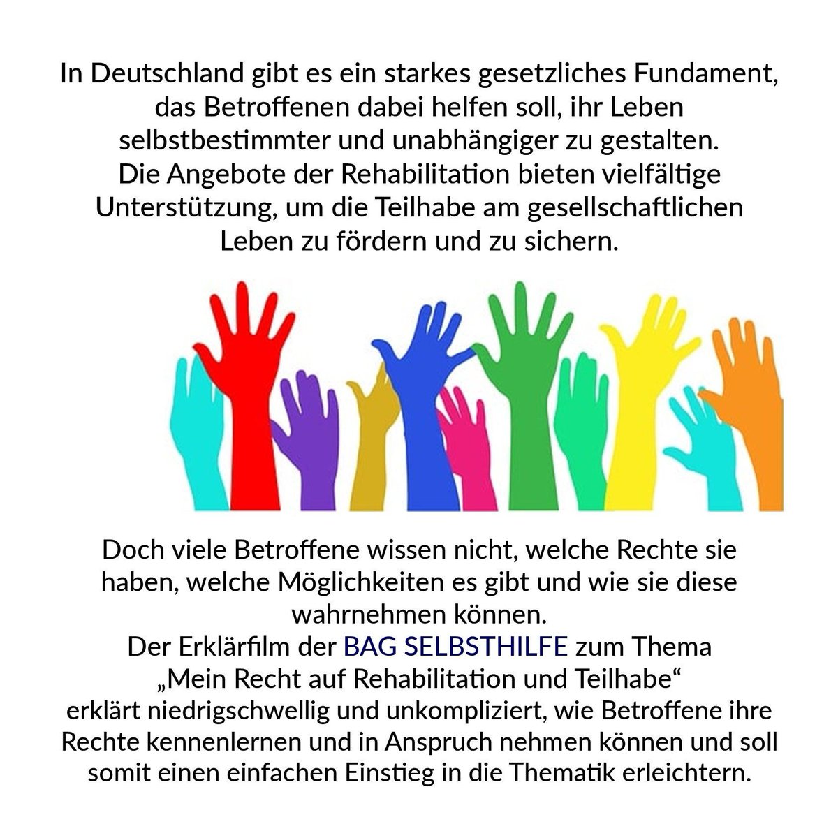 cidp_gbs's tweet photo. Der Film ist auf dem YouTube-Kanal der BAG SELBSTHILFE hier abrufbar:
•Mit Untertitel: https://t.co/udNxkRktMk
•Mit Audiodeskription: https://t.co/EBrk3ZcMVx
#GBS #CIDP #Selbsthilfe #Neuropathie #Rehabilitation #Neurologie  #Polyneuropathie #SelteneErkrankung #Pflege #Medizin https://t.co/cCmApKhvGG