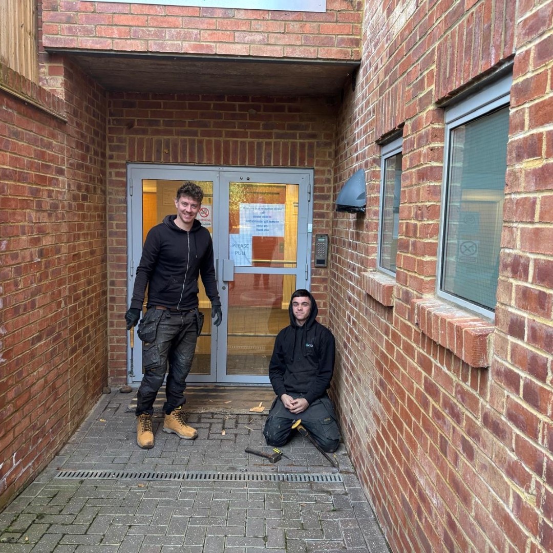 willenhospice's tweet photo. Huge thanks to the team at #Oltco in MK for gifting us a brilliant new resin-based ramp to improve access to our wellbeing centre entrance for patients, their families and staff alike. Your time and skills are very much appreciated, #TeamOltco #GiftsinKind https://t.co/zN3yVvrfIn