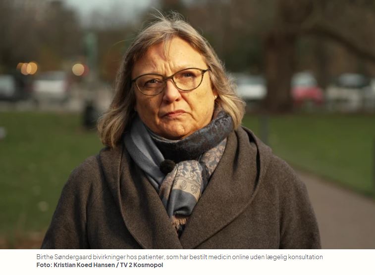 Apotekerforeningen (@apotekerne) on Twitter photo ”Vi frygter for patientsikkerheden, hvis man får recepter på lægemidler, som man egentlig ikke har behov for,” siger Birthe Søndergaard fra <a href="/apotekerne/">Apotekerforeningen</a> til TV2 Kosmopol om de udenlandske hjemmesider, hvor man kan bestille recept og købe medicinen. bit.ly/40rUvQa #sundpol ”Vi frygter for patientsikkerheden, hvis man får recepter på lægemidler, som man egentlig ikke har behov for,” siger Birthe Søndergaard fra <a href="/apotekerne/">Apotekerforeningen</a> til TV2 Kosmopol om de udenlandske hjemmesider, hvor man kan bestille recept og købe medicinen. bit.ly/40rUvQa #sundpol