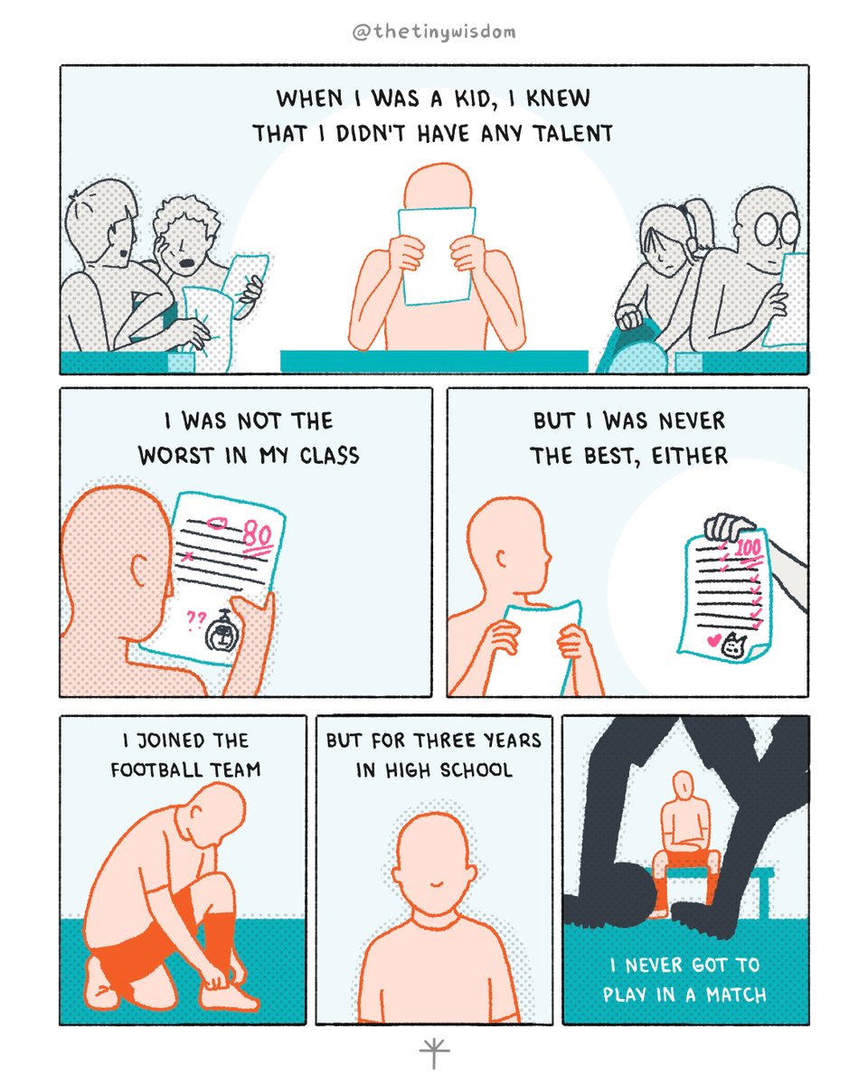 thetinywisdom's tweet image. Ever since I was a kid, I knew that I didn't have any talent

Part 2/4