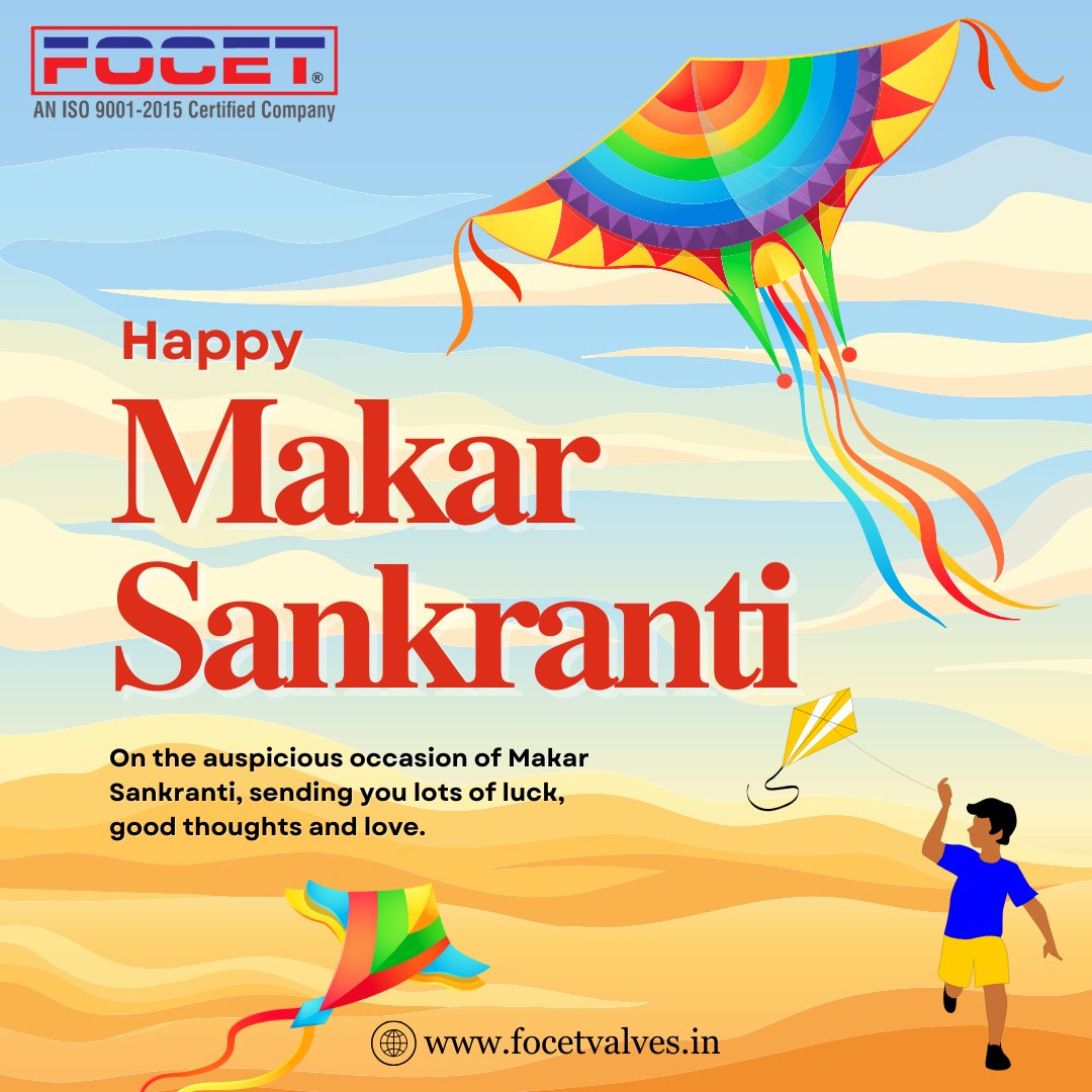 Focetvalve's tweet photo. Let the festive winds of Makar Sankranti uplift your spirits and the sweetness of jaggery sweeten your year. May your life be as bright as the sunny skies of Sankranti!  Wishing you a joyous and prosperous Makar Sankranti!
Call us: +91 9898015326
visit us: https://t.co/myDpFg2N6b https://t.co/QIhlOU6ejZ