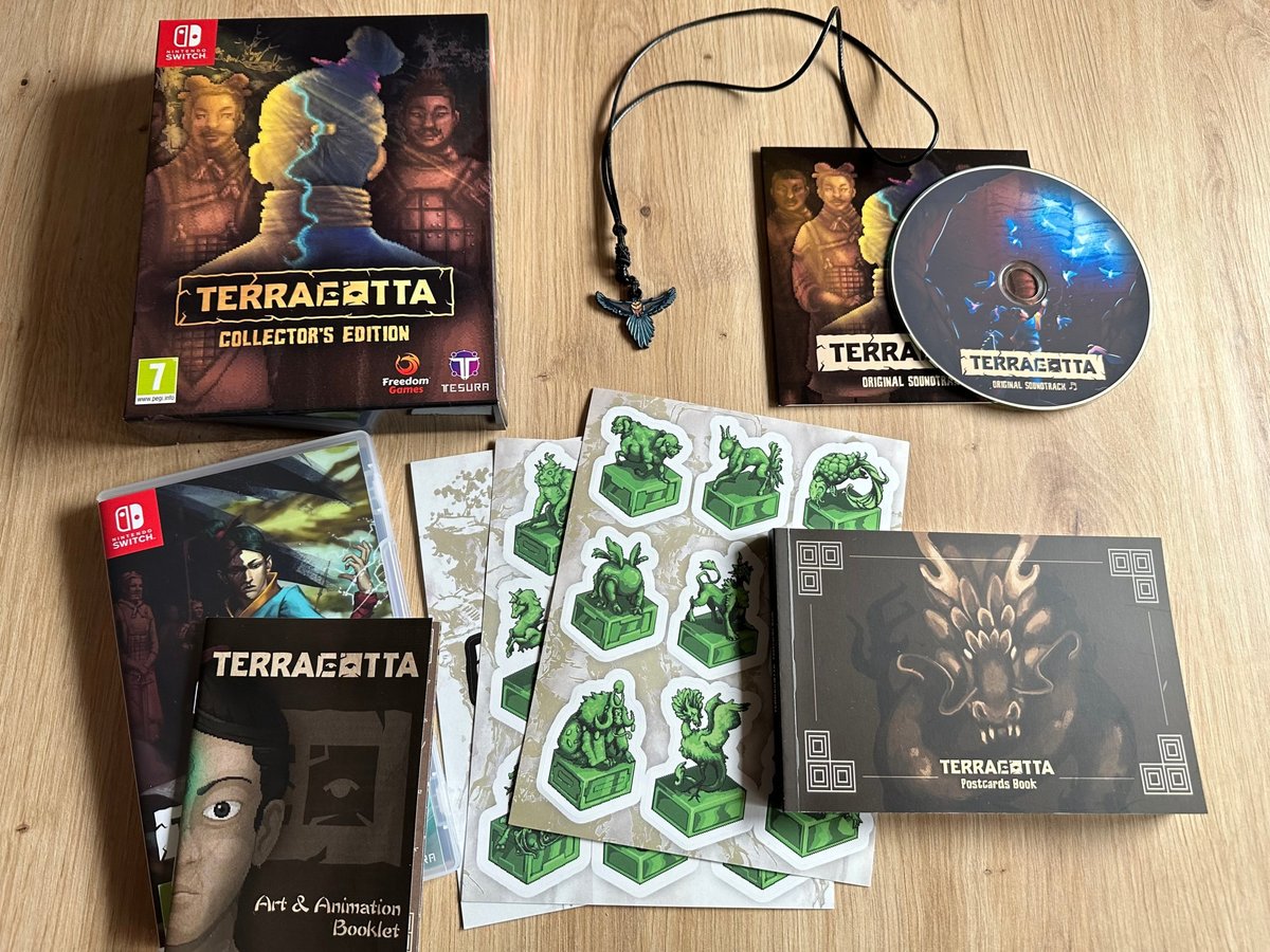 TesuraGames's tweet photo. ¡Despierta, guerrero! 👁️_👁️

Una figura de #Terracotta se agrieta y da comienzo el juego de acción-defensiva y aventura desarrollado por @appnormals.

¡Ya disponible en Edición Estándar y Coleccionista para #NintendoSwitch! https://t.co/rG6c84ONh1