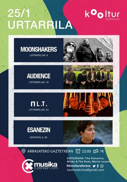 Ostegun honetan, Urtarrilaren 16an, Arrasateko Gaztetxean izango gara Kooltur Ostegunak ekimen baitan. Gogoz!