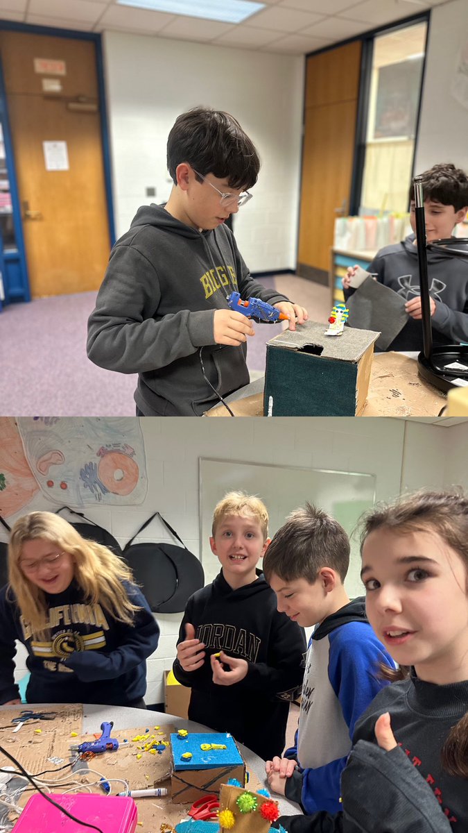 kmelott's tweet photo. Recess turned into a #creative #hub! @TroyIntAL @TroyIntAvlake #students #podcasted, #scripted, #collaborated & used #MakerSpace #tools. April Spagnola’s @OFHSLeoSpagnola class wrapped their Egyptian project, thanks to donations fueling hands-on learning! @AvonLakeSchools #STEAM https://t.co/gQzNyJzehp
