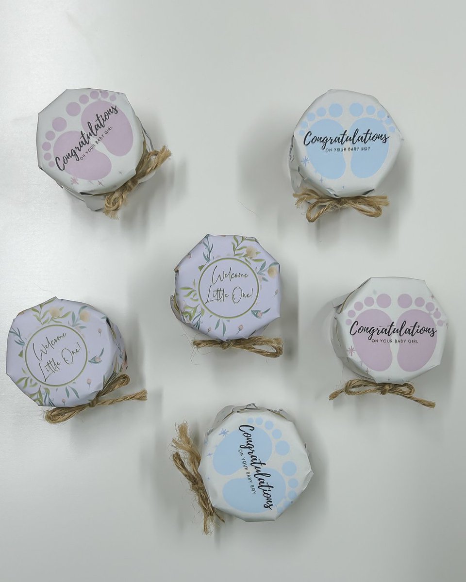 Celebrate the arrival of a little bundle of joy with our adorable baby-themed honey jars! 🎁✨

View the collection here: zurl.co/Vk7CP 

#singaporegifts #onlinegiftshop #babygifts #personalisedkeepsakes #HoneySpree