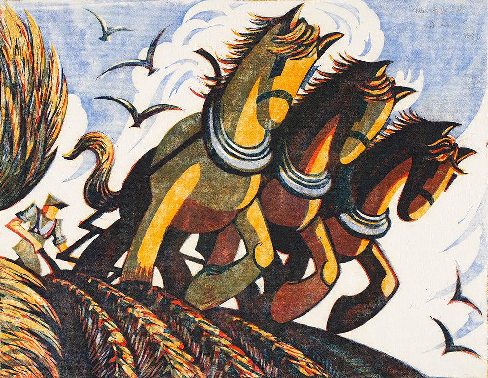 ArtGuideAlex's tweet photo. Tillers of the Soil 1934 #SybilAndrews #PloughMonday https://t.co/kF3ur4cBcG