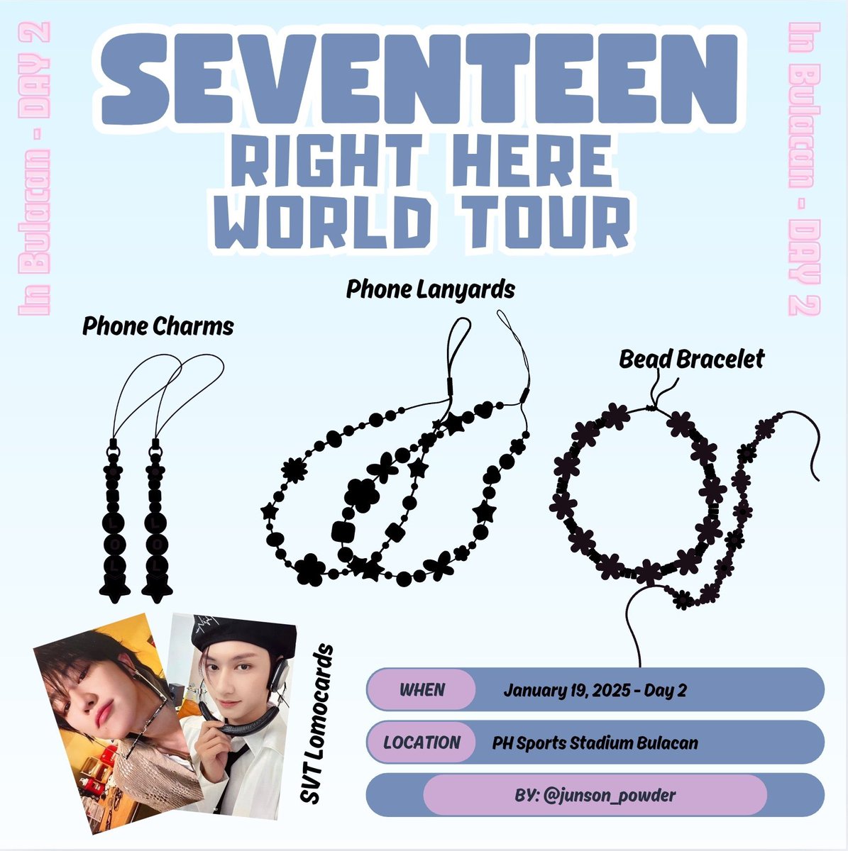 junson_powder's tweet photo. 17RH IN BULACAN DAY 2 FREEBIES!✨
by user @junson_powder ☁️ &amp; @ahgase__carat✨

open for trade
☁️ 1:1
🗓️ january 19, 2025
📍around ph sports stadium
✨follow, likes &amp; rts

see you, caratdeul!✨💎(⁠~⁠‾⁠▿⁠‾⁠)⁠~

#SEVENTEEN_RIGHT_HERE_IN_BULACAN 
#SEVENTEEN_RIGHT_HERE https://t.co/Dd4Kw38fmC