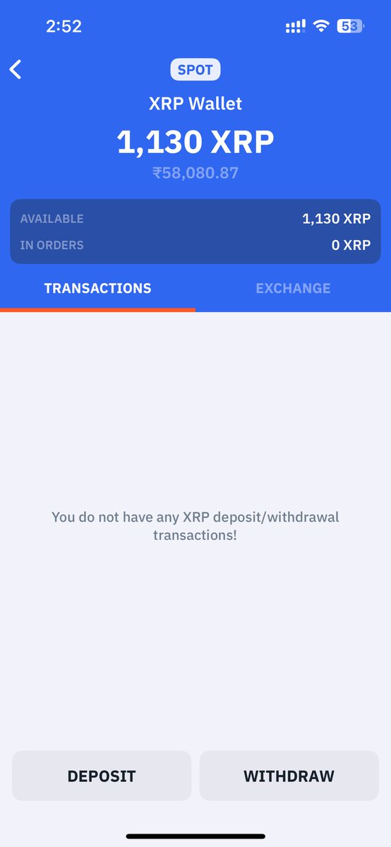 #WazirX 
what logic your using for rebalancing i have almost 1130 XRP 
and on the name rebalancing your returning just 230 XRP

i purchased 1130 xrp so in return also want 1130 xrp only 
its price almost 5x now and your just clearing our profit and showing like giving money