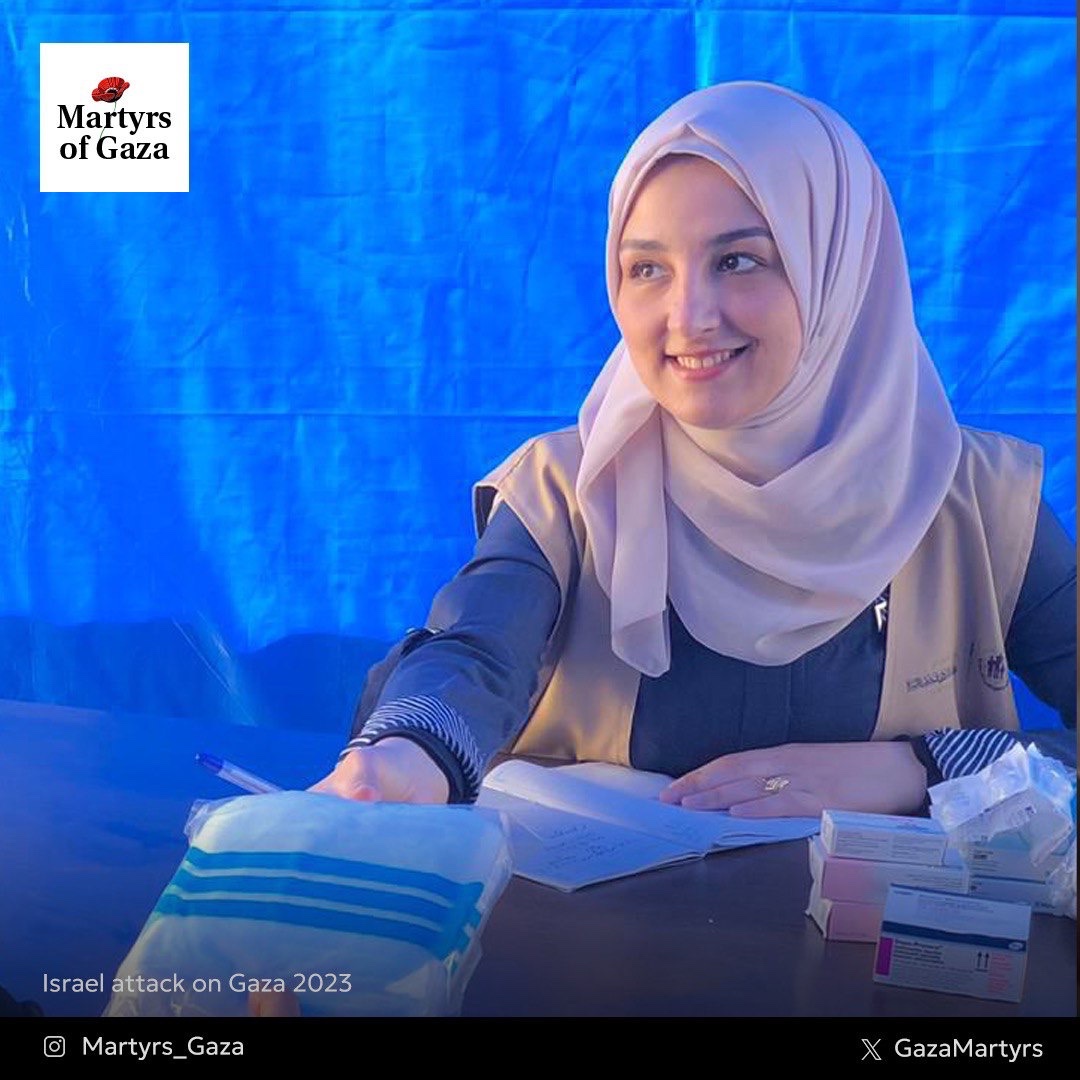 “By targeting doctors, the Israeli occupation ensures that the wounded who survive their attacks are left to die in agony, deprived of hope and healing.”

My name is Thabat Saleem, a pediatrician from Gaza, a memorizer of the Holy Quran, and fluent in four languages.

After