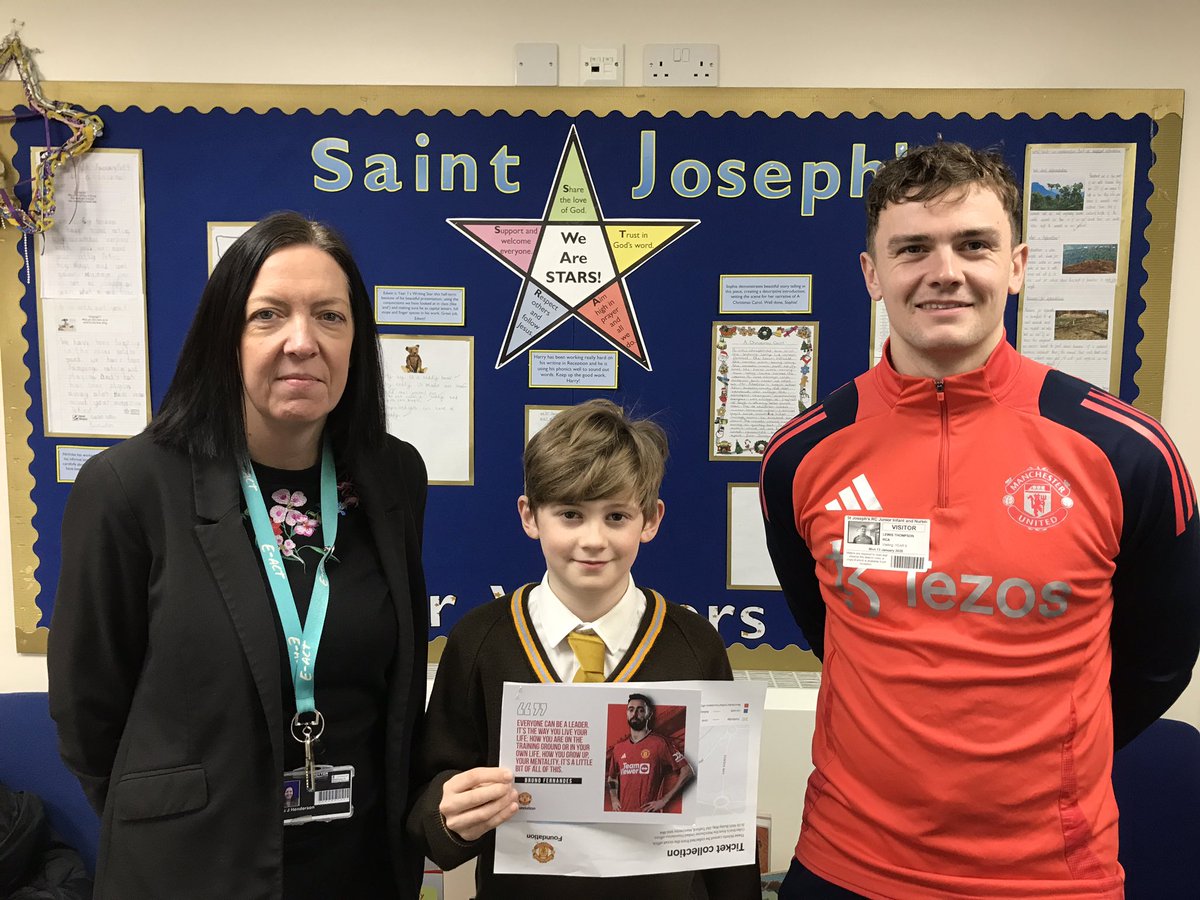 St Joseph's RC Shaw (@stjosephsrcshaw) on Twitter photo Congratulations to Kian for winning the <a href="/ManUtd/">Manchester United</a> competition at the <a href="/RoytonCrompton/">E-ACT Royton Crompton Academy</a> open day last term. He’ll be watching the Red Devils take on <a href="/OfficialBHAFC/">Brighton & Hove Albion</a> on Sunday! Congratulations to Kian for winning the <a href="/ManUtd/">Manchester United</a> competition at the <a href="/RoytonCrompton/">E-ACT Royton Crompton Academy</a> open day last term. He’ll be watching the Red Devils take on <a href="/OfficialBHAFC/">Brighton & Hove Albion</a> on Sunday!