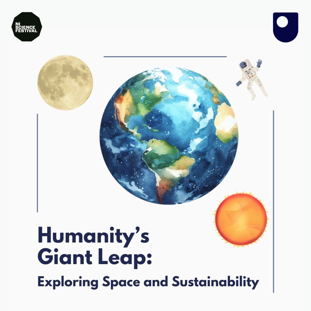 OUBelfast's tweet photo. Ready to explore the Moon, harness solar power, and tackle eco-anxiety?
Join us on 13 Feb at @NISciFest to discover how space research could fuel a greener future.
Book now: https://t.co/MndaDFPwBP
#NISF https://t.co/g3vwNgOzLI