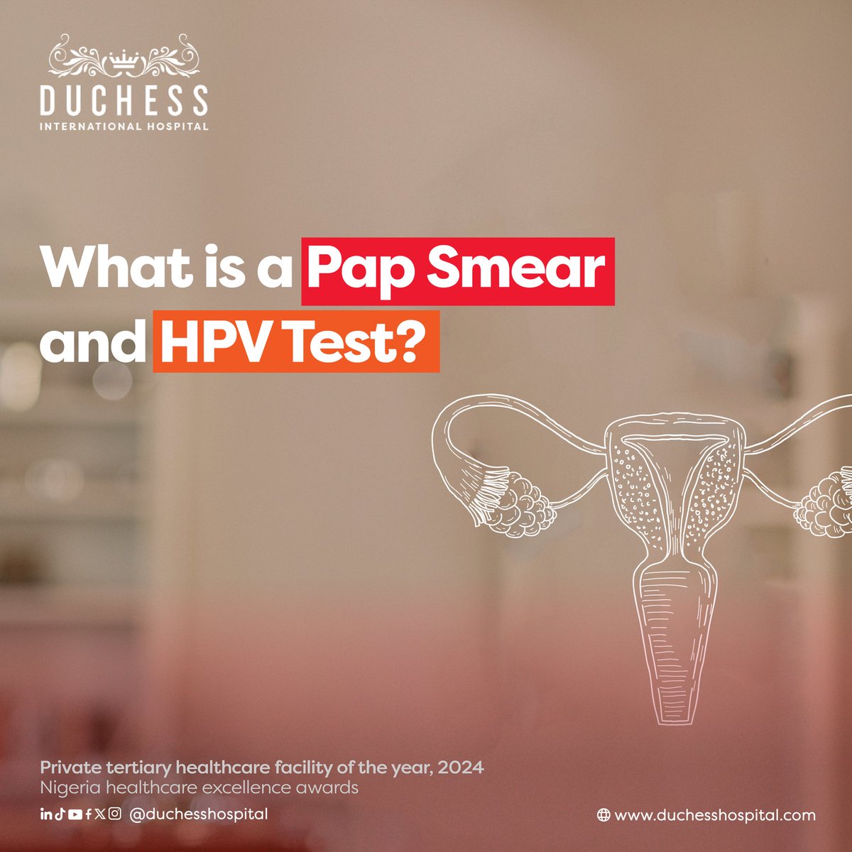 DuchessHospital's tweet photo. Donât wait!
Book your cervical health checkup today and take control of your well-being in 2025.
#Cervicalhealthawareness
#cervicalhealth
#DuchessHospital
#Duchessaffordablehealthcare
#Duchesstransforminghealthcare
#Reversemedicaltourism https://t.co/TLsNxuVX2Z