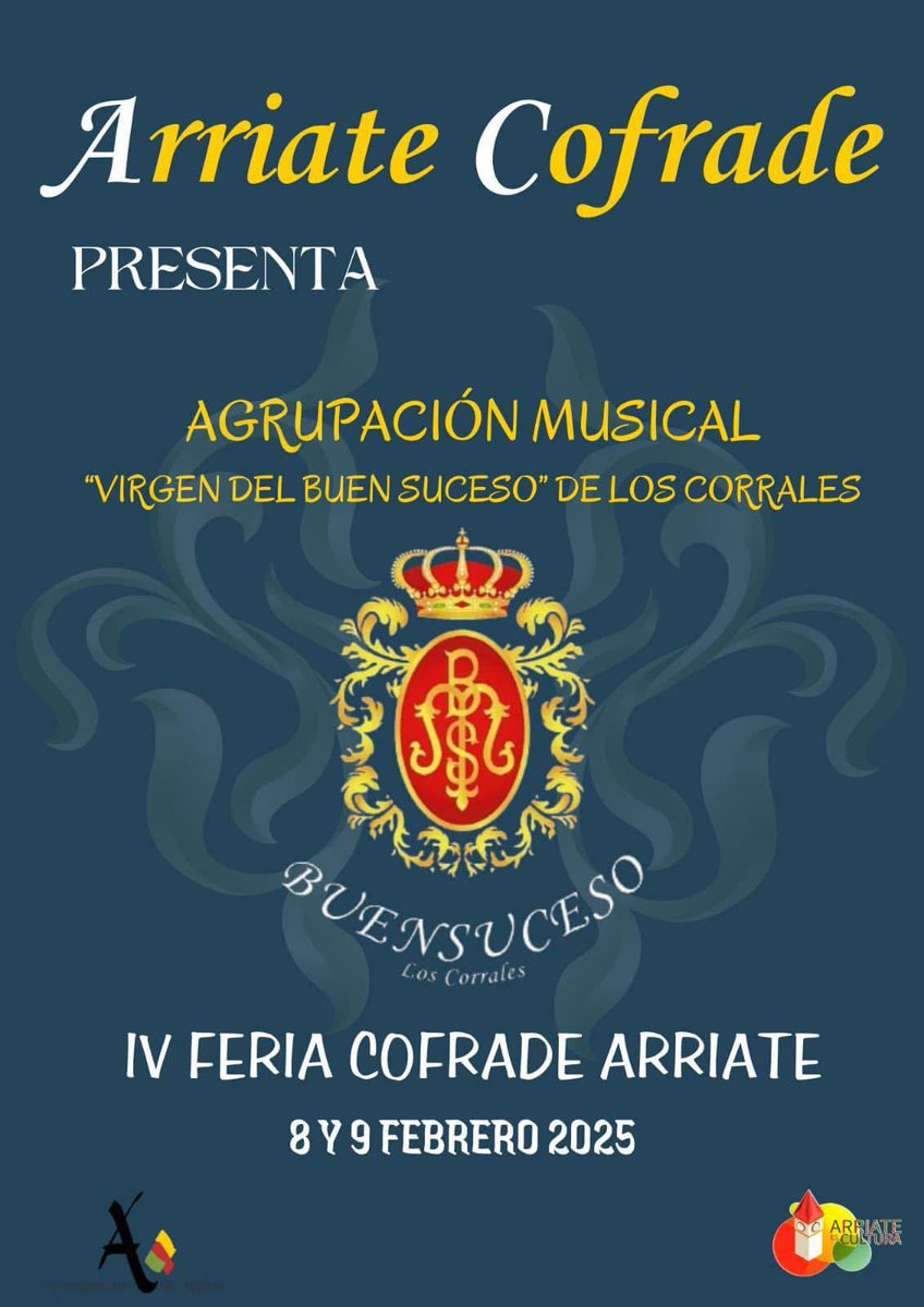 ambuensuceso's tweet photo. Nuestra formación se desplazará el próximo Domingo 9 de Febrero hacia la localidad de Arriate (Málaga), para participar, un año más, en @feriacofrade. 

¿Te lo vas a perder? ¡Os esperamos!

#SiempreContigoBuensuceso #XXAniversarioBuensuceso #ArriateCofrade https://t.co/L7Uzn4LjAw