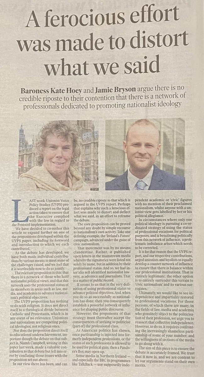 Jamie Bryson tweet media