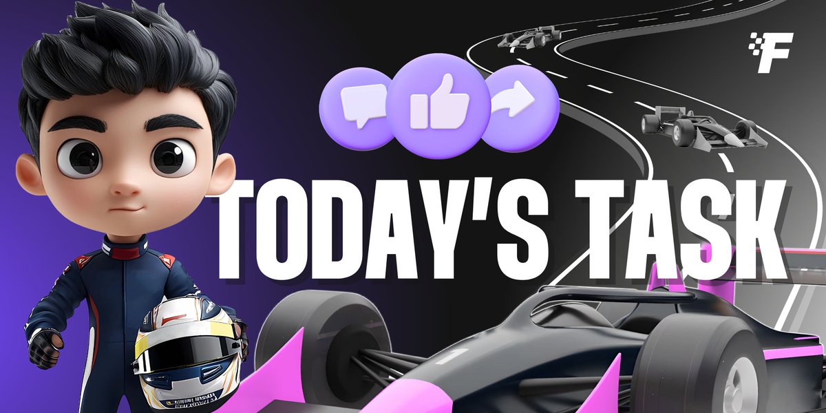 Furmulagames's tweet photo. 🎯 Today’s Task

1️⃣ Like this post
2️⃣ Retweet with the hashtag $FURM #Furmula
3️⃣ Tag 1 friend who loves blockchain or racing

Let’s grow the community! 🚀

🎁 At 22:00 GMT+2, 2 lucky participants will each win $50 in tokens!

#Furmula $FURM #GameFi #Giveaway https://t.co/8gSzWdCHig
