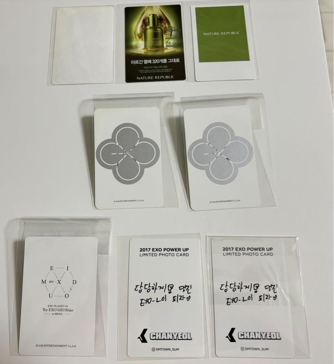 exo__n's tweet photo. EXOチャニョルのトレカお譲りします！

CBXのファンミーティングでのやり取りとなります！

気軽に声かけてください！

ソシ垢でも載せてます！

#EXO #チャニョル #トレカ https://t.co/AiC1EHXWVG