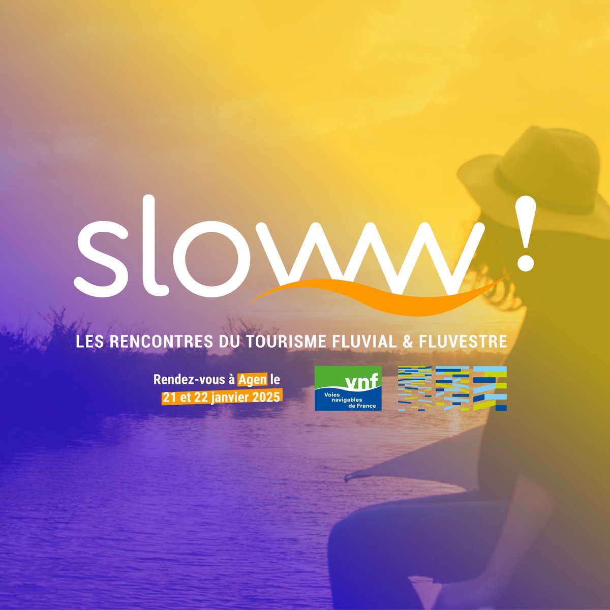 ⌛J-8 avant la 7e édition des rencontres du #Tourisme #Fluvial &amp; #Fluvestre à Agen les 21 &amp; 22 janvier
Sloww! rassemble l’ensemble des professionnels, opérateurs &amp; acteurs du secteur
🔶 4 villages thématiques
🔶 9 Ateliers
🔶7 éductours
Et tjs des rdv pro
sloww.vnf.fr
