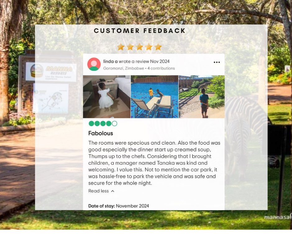 MannaResorts's tweet photo. At Manna Resorts, we treasure our guests’ feedback! Here’s what some of our past guests have to say about their experiences with us...

#MannaResorts#GuestTestimonials#GuestFeedbackMatters#ResortLife#Hospitality#CustomerReviews#TravelExperience#VacationSpot#GuestLove https://t.co/pQmBI2viVk