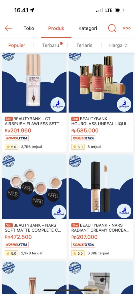guys yg lg cari makeup / skincare high end di shopee, skrg tokobeautybank GANTI NAMA jadi BEAUTY RESERVE yaa….

karena beautybank banyak banget KW nya di 🍊!!

pls be aware &amp; selau recheck tokonya legit / ngga ya tiap mau purchase✨