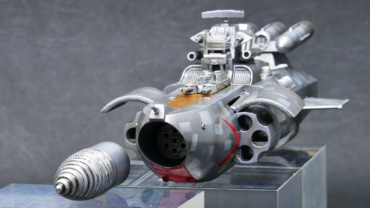 ワンフェス2025冬 #惑星大戦争 「轟天」の展示見本です！ エーテル爆弾