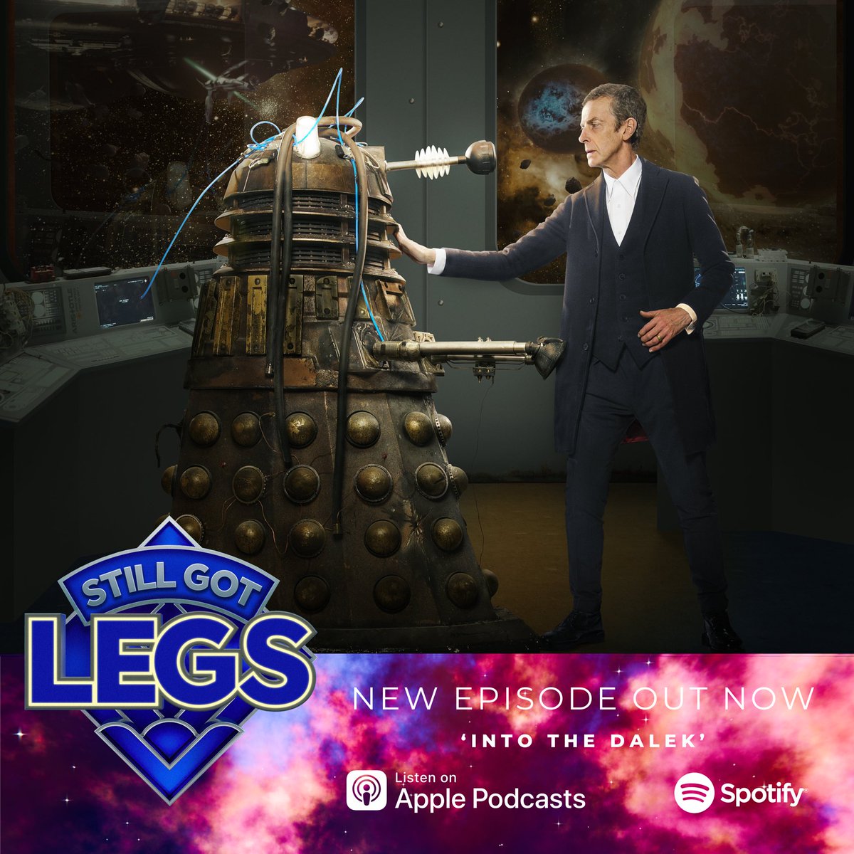 The doctor’s getting shrunk down to enter the interior of his oldest foe. He also loves murdering people (not really, he lets that guy die or whatever). Have a listen!

linktr.ee/StillGotLegs
