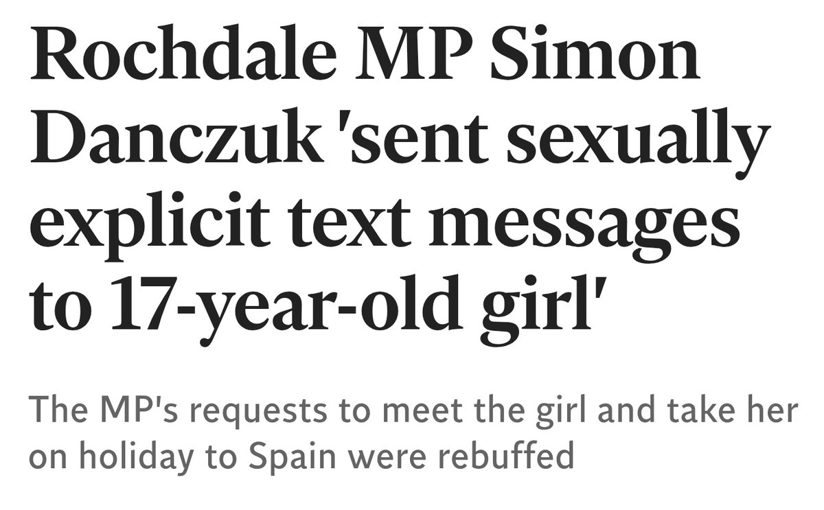 The Reform Party care so much about grooming that they put this fella up as their candidate in the Rochdale by-election last year.