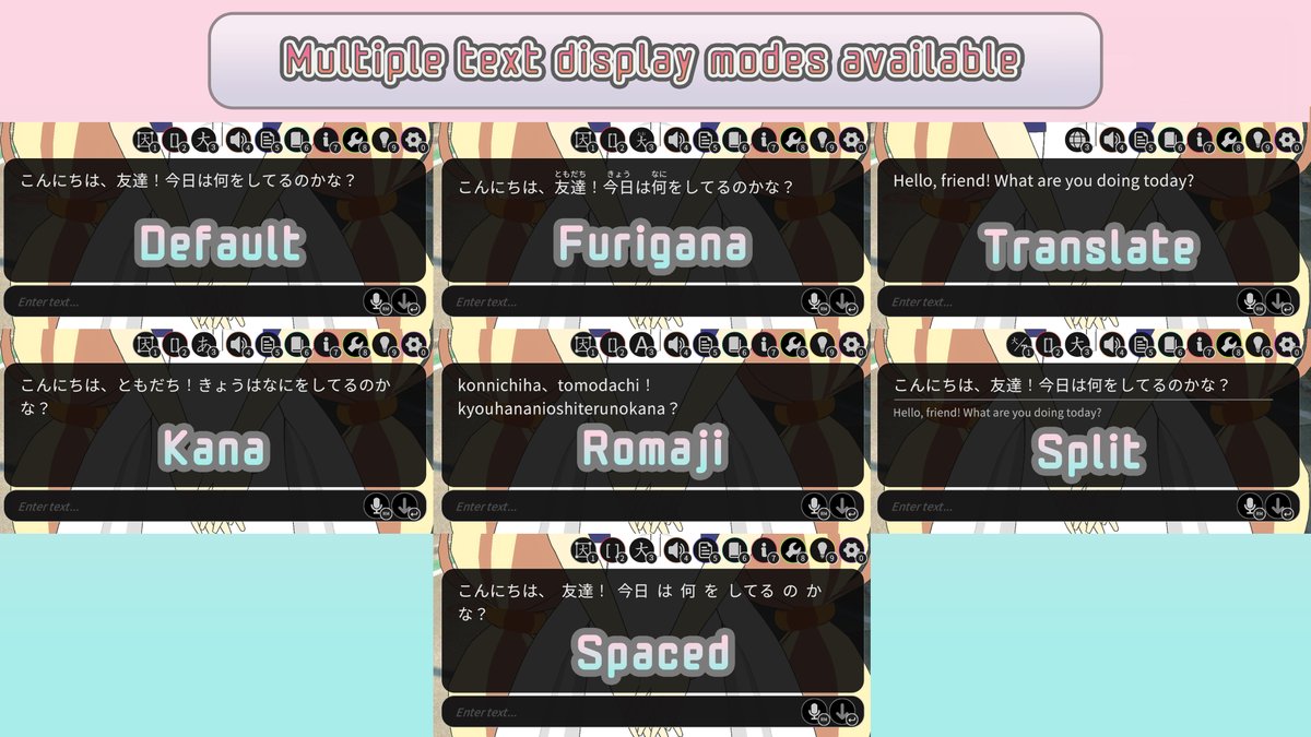 idaocracy's tweet photo. Excited to announce the release of my first solo created game: introducing yabAI chat!, your cute AI-powered Japanese language tutor!  

Available on itch: https://t.co/OcVfo68jYJ (OpenAI API key required)

#chatgpt
#visualnovel
#chatbot
#japanese
#languagelearning https://t.co/rxPKfDSsLS