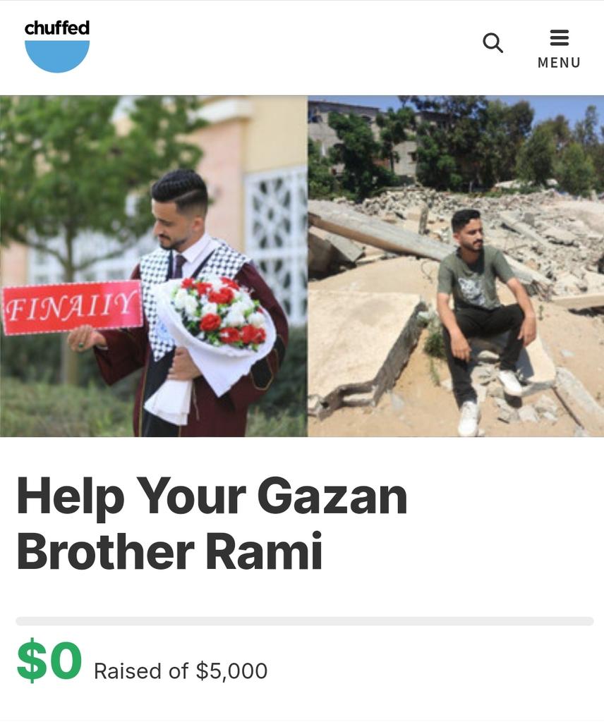 rami_ehab82081's tweet image. Stop for a moment

It's important to tell you  that my GoFundMe page had some issues, so we decided to create a new one on Chuffed. Fortunately, we received the funds from it, but we still need your support

let us make the first donation, I count on you
chuffed.org/project/121351…