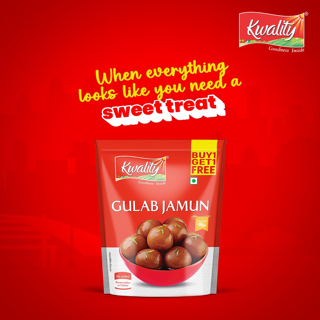 Kwality_Foods's tweet image. When life hints at dessert, we savour soft and tasty Kwality Gulab Jamun! ​

#Kwality #GulabJamun #Soft #Tasty #dessert