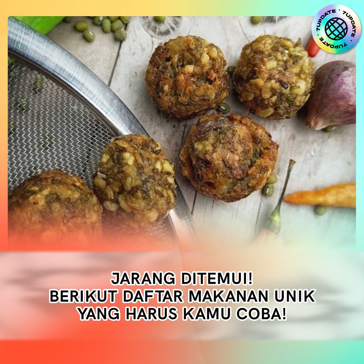 trans7club's tweet image. Makanan tradisional yang makin jarang di temui ! Ada yang udah pernah coba ?

Baca selengkapnya di  bit.ly/3DHbIfB

#trans7update #trans7official #sobat7jaditau #makanantradisional