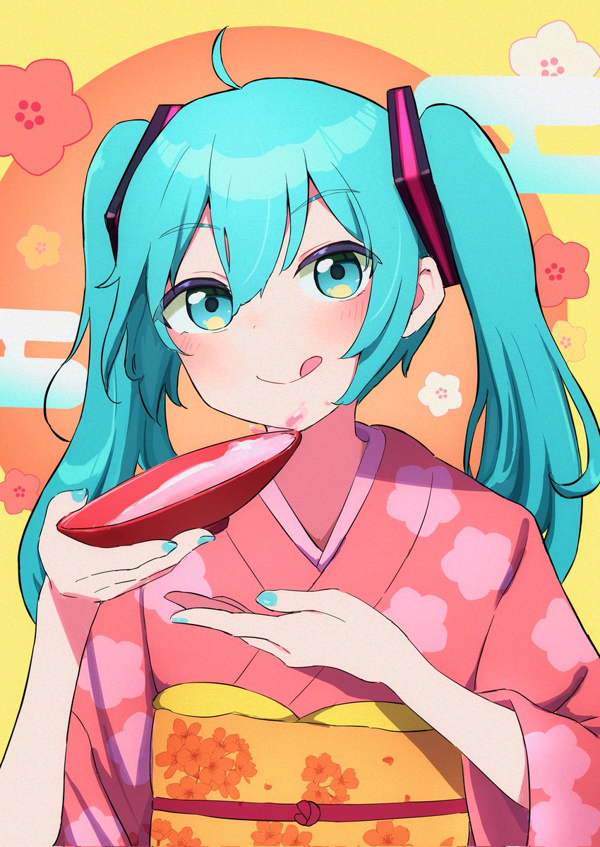capo1_1's tweet image. 正月ミクさん
 #初音ミク