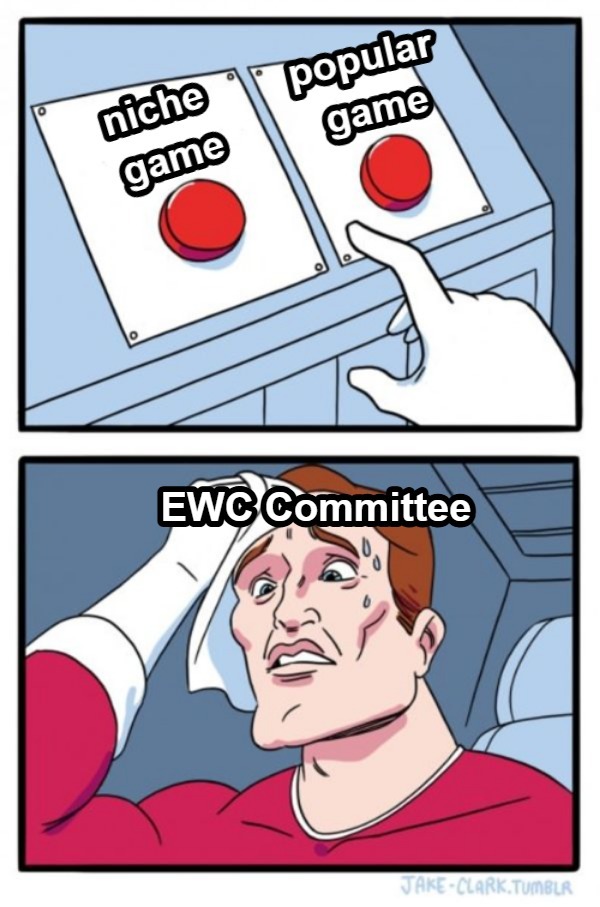 🎮💭 EWC Committee’s biggest dilemma:
Do we go niche for the hardcore fans or stay mainstream for the masses? 🤔

🚨 One button press can change the fate of the Esports World Cup!
Which one would you pick? 👀👇

#EsportsWorldCup #GamingCommunity #EWC2025 #EsportsChoices