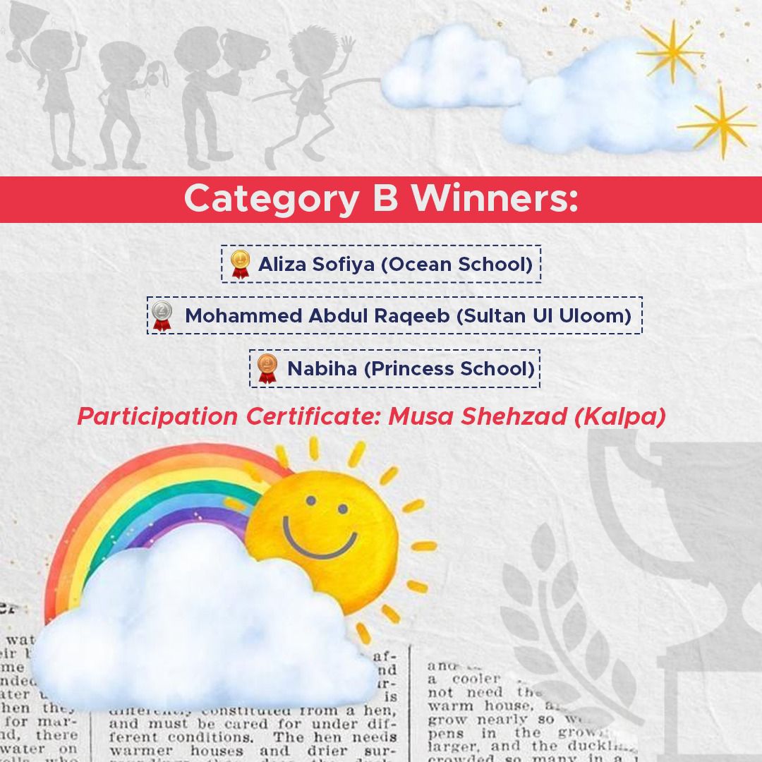 aceshub24's tweet photo. Congratulations to all the winners of the Children’s Day Competition! 🏆 Your creativity and talent truly shined. Stay tuned for more exciting events!
#AcesHub #CelebratingYoungMinds #EssayWriting #SocialMedia #ChildrensDay https://t.co/tKeDq7KpYp