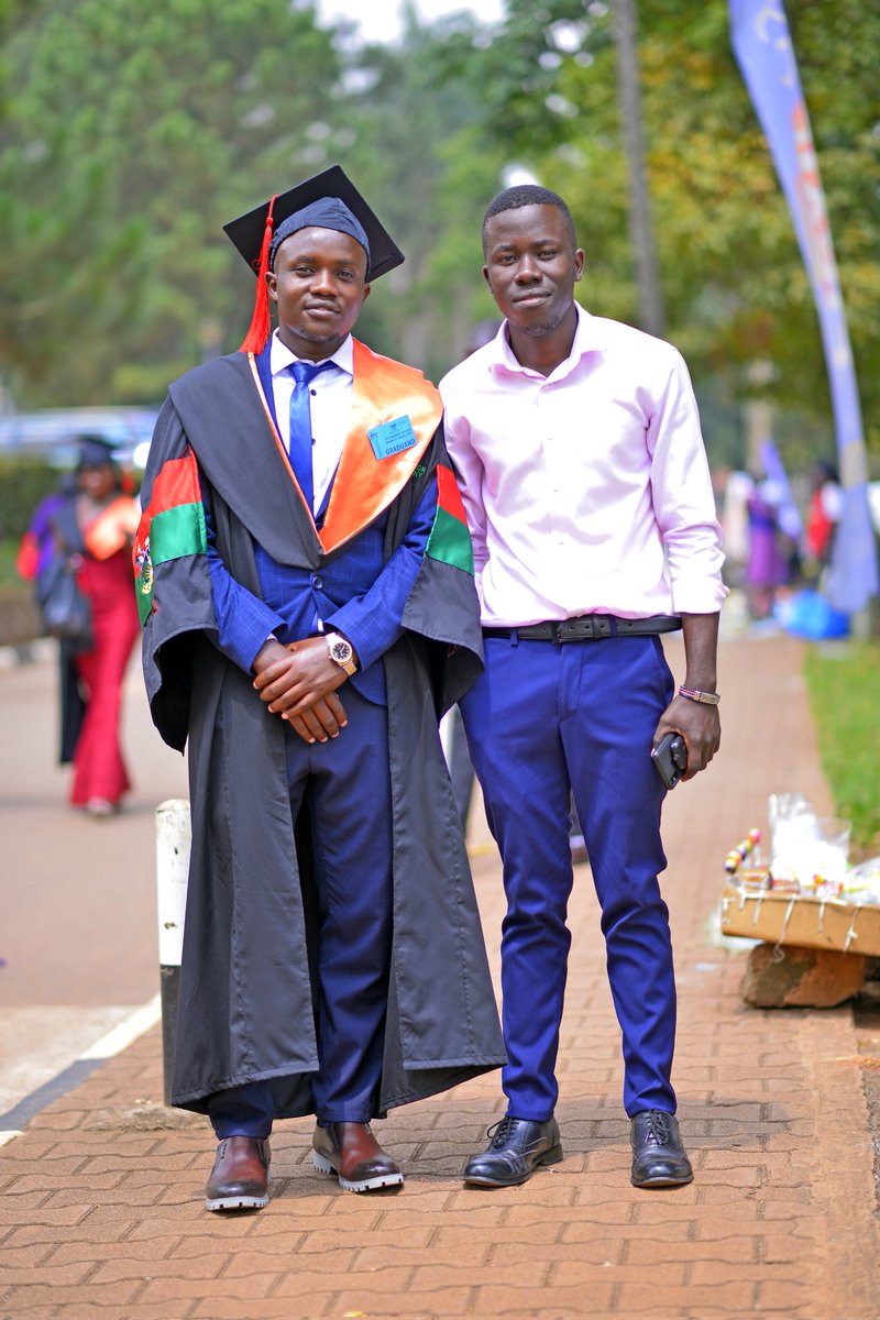 A brother I found <a href="/Makerere/">Makerere University</a> has taken it  a top notch higher, Congratulations Elly, it's done and dusted! 🥳🥂
#Mak75thGrad