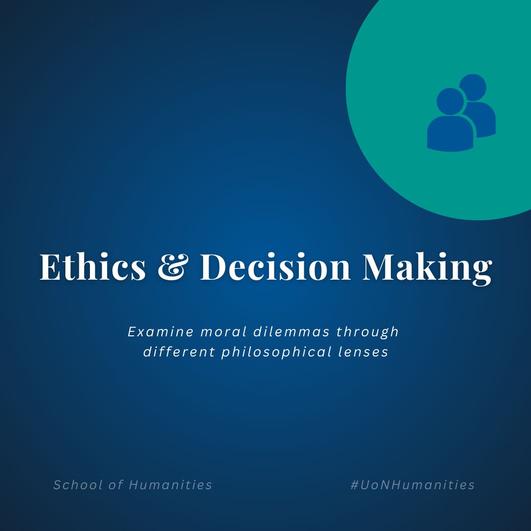 UoNHumanities's tweet image. 🧠 Would you make the same choice twice?

Explore philosophical paradoxes like this in our Philosophy programmes. From ethics to metaphysics, discover how philosophy shapes our understanding of the world.

#UoNPhilosophy #PhilosophyMatters #ThinkDeep